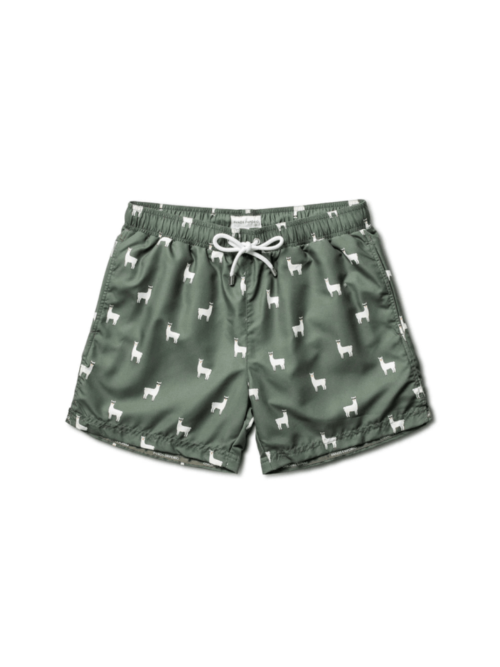Armygrøn Panos Emporio Classic Lama Herre Badeshorts M Panos Emporio
