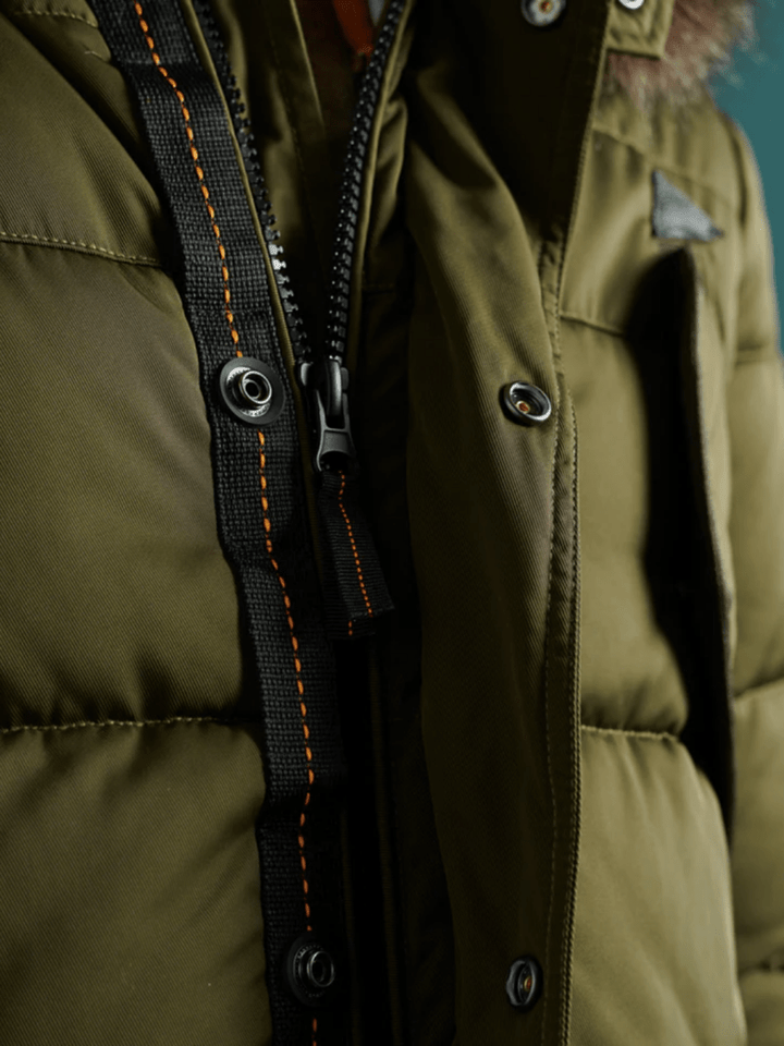 Armygrøn Superdry Herre Parka Vinterjakke M Superdry
