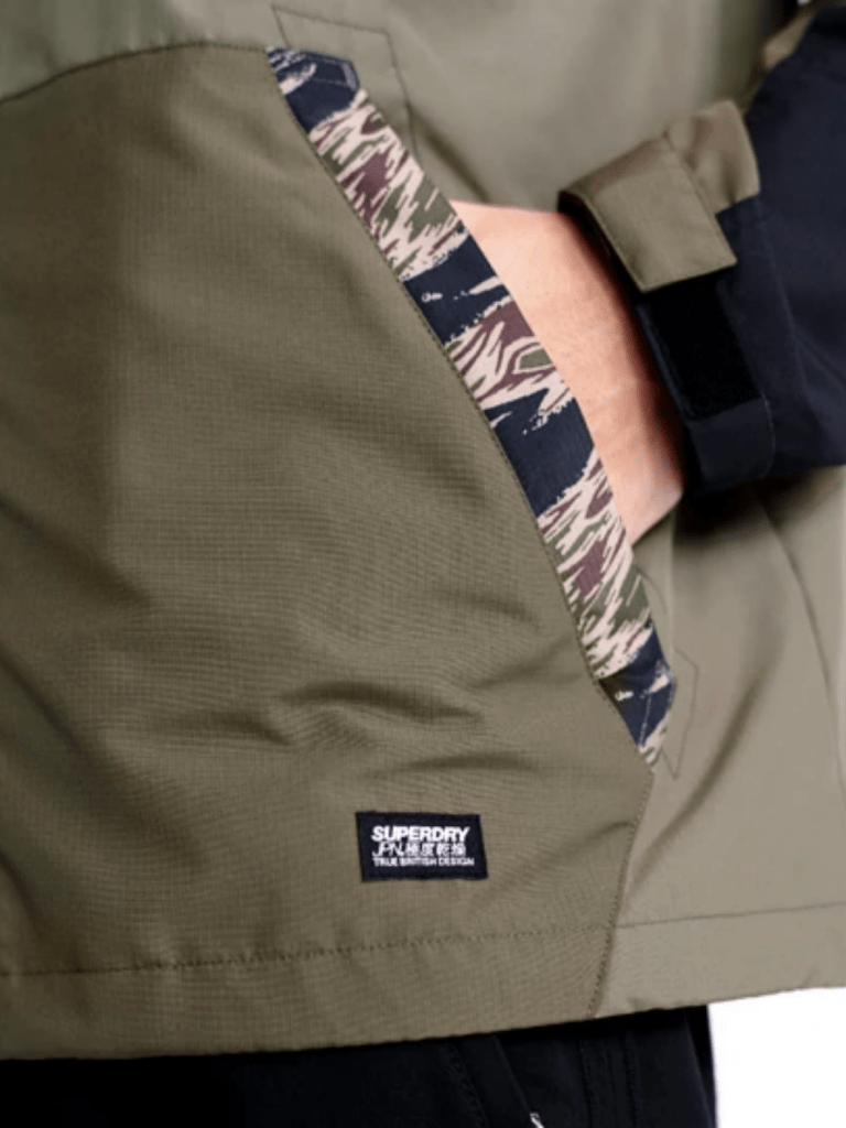 Armygrøn Superdry Herre Vindjakke S Superdry