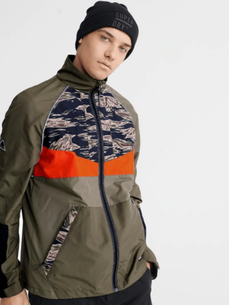 Armygrøn Superdry Herre Vindjakke S Superdry