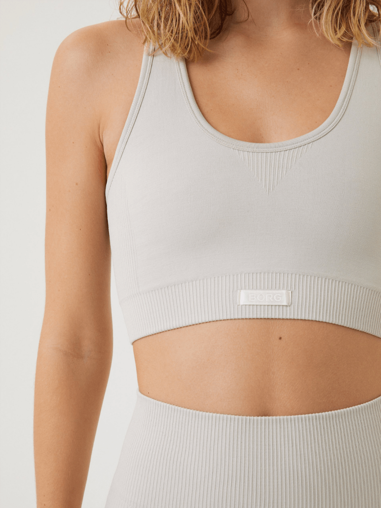 Beige Björn Borg Performance Sport Top S/M Björn Borg