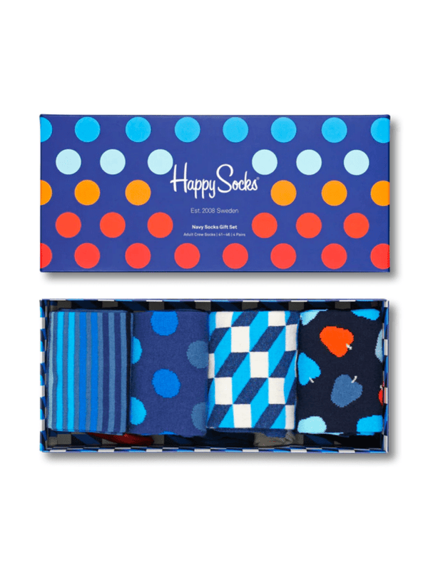 Blå Happy Socks Nautical Gaveæske 41 - 46 Happy Socks