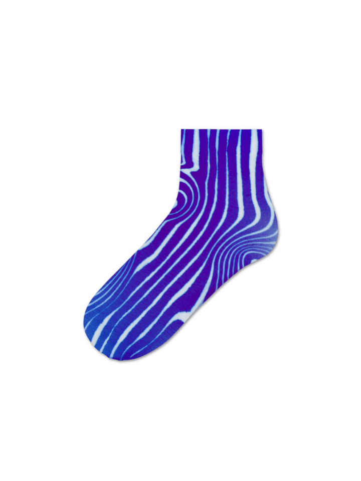 Blå Hysteria Mia Ankel Strømpe One Size ( 36 - 41 ) Hysteria