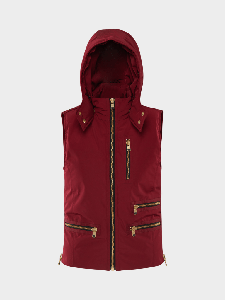 Bordeaux SOS Dun SKi Vest 34 SOS Black Snow