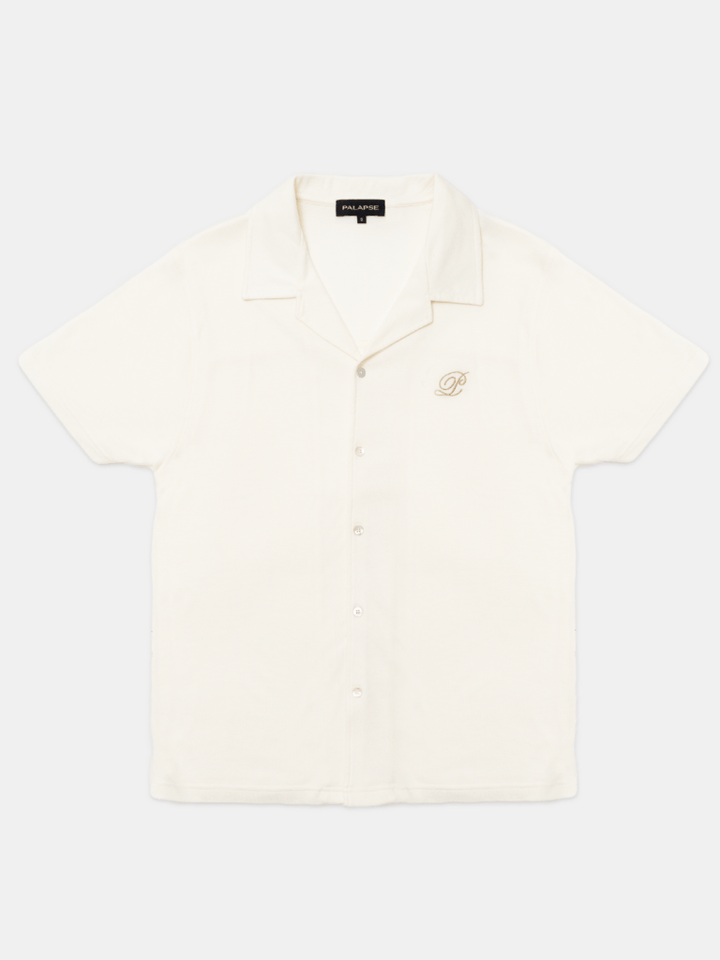 Creme Palapse Camp Collar Herre Skjorte XS Palapse