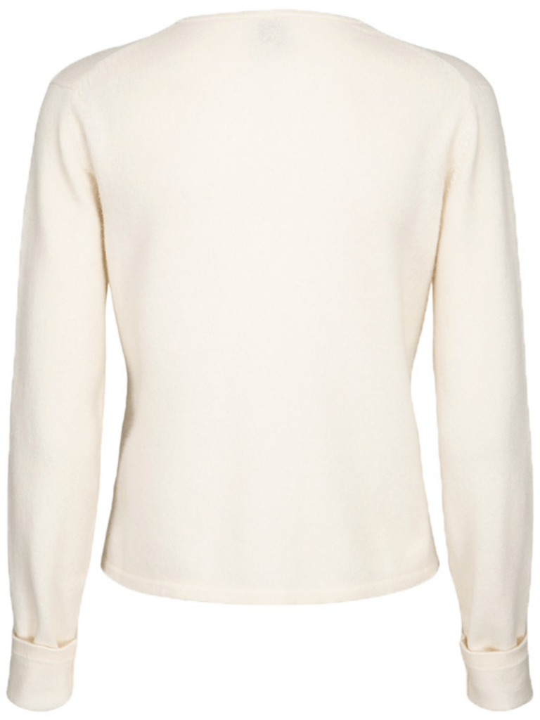 Cremefarvet Månestråle Vilja Cashmere Cardigan 0 Månestråle