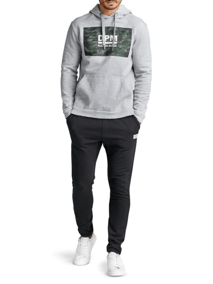 Grå Björn Borg DPM Hætte Sweat Shirt S Björn Borg