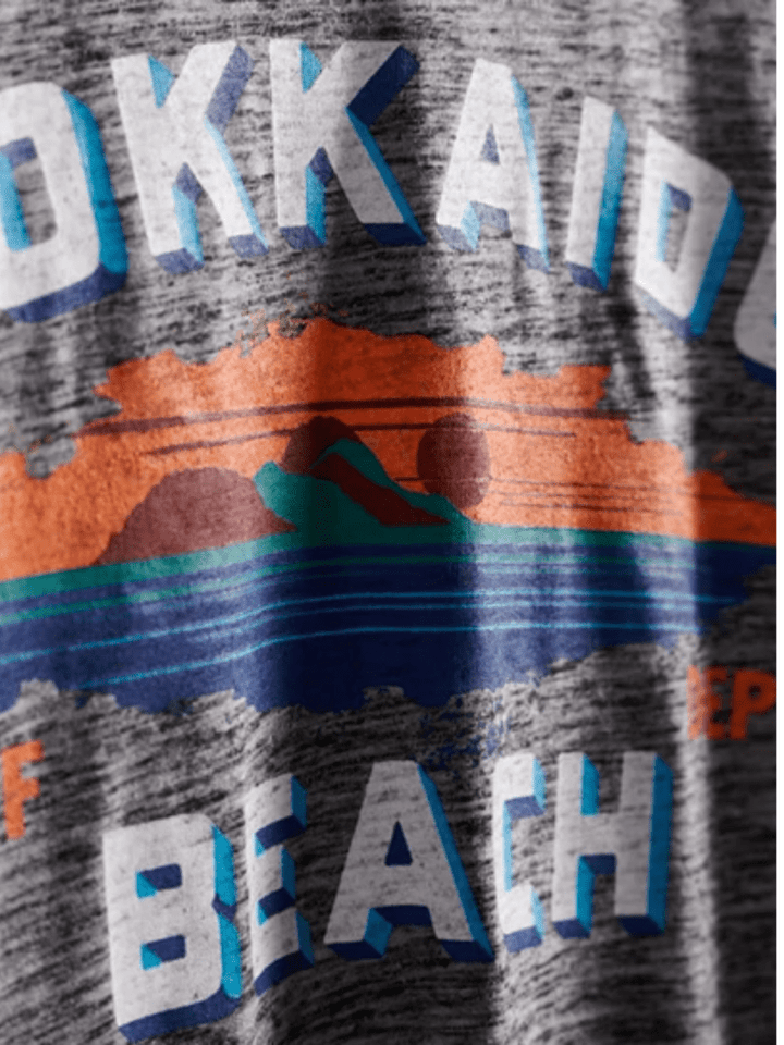 Grå Superdry Breakers Herre T-shirt S Superdry