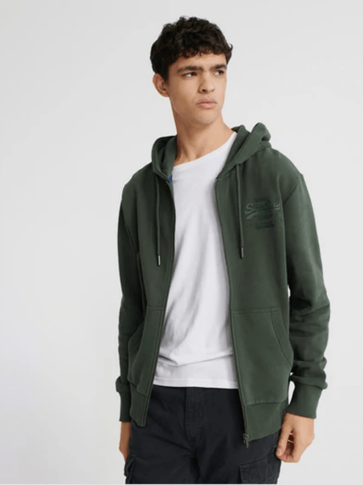 Grøn Superdry Hoodie XS Superdry