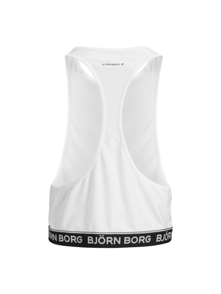Hvid Björn Borg Pepper Performance Top XS Björn Borg