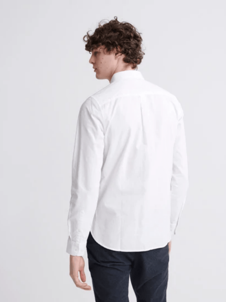 Hvid Klassisk Superdry Oxford Skjorte S Superdry