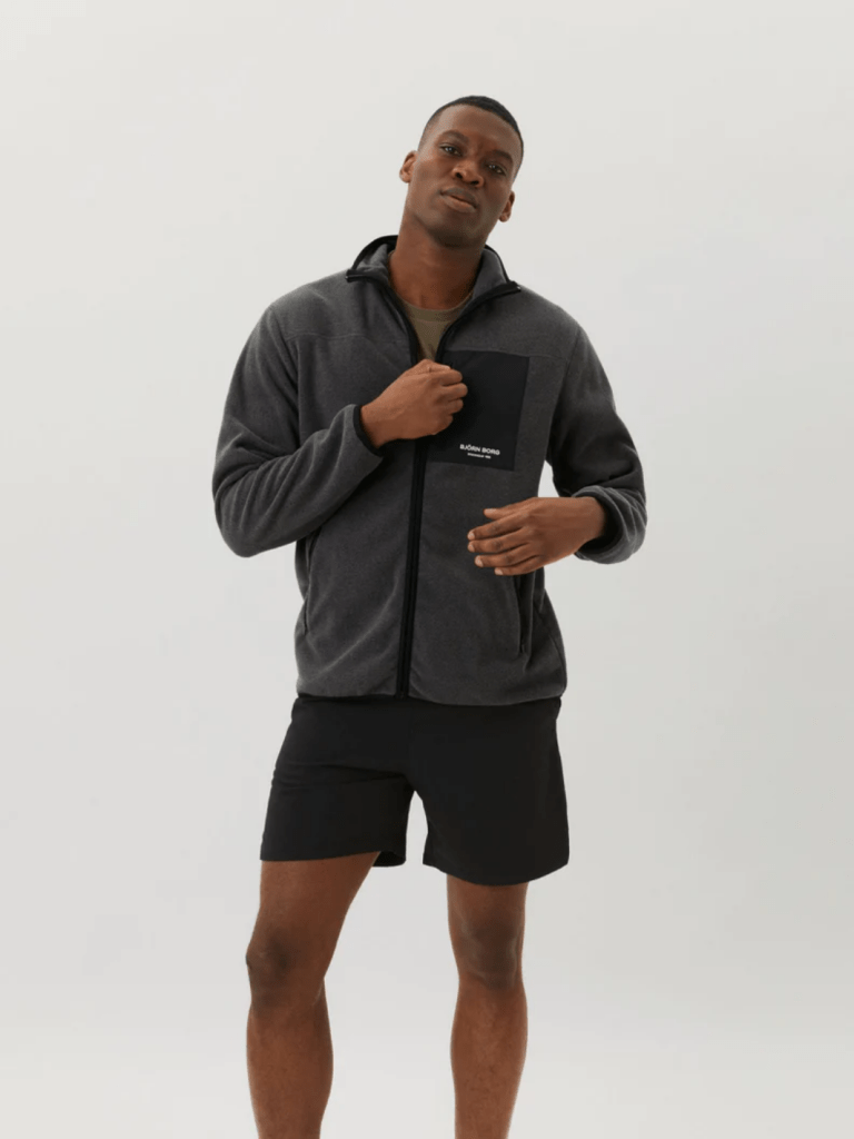 Koksgrå Björn Borg Fleece Jacket M Björn Borg