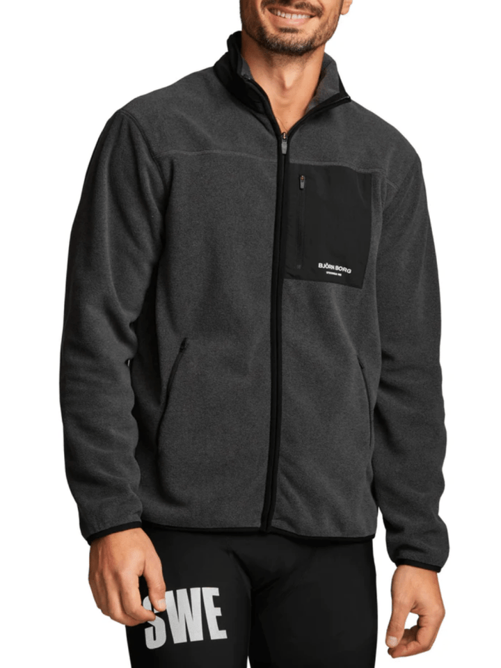 Koksgrå Björn Borg Fleece Jacket M Björn Borg
