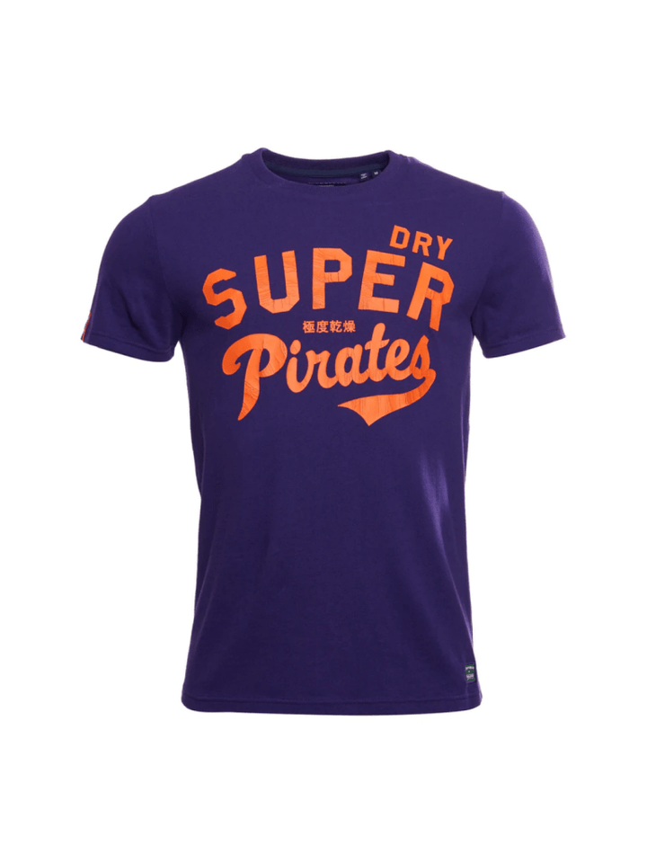 Lilla Superdry Collegiate Graphic Herre T-Shirt M Superdry