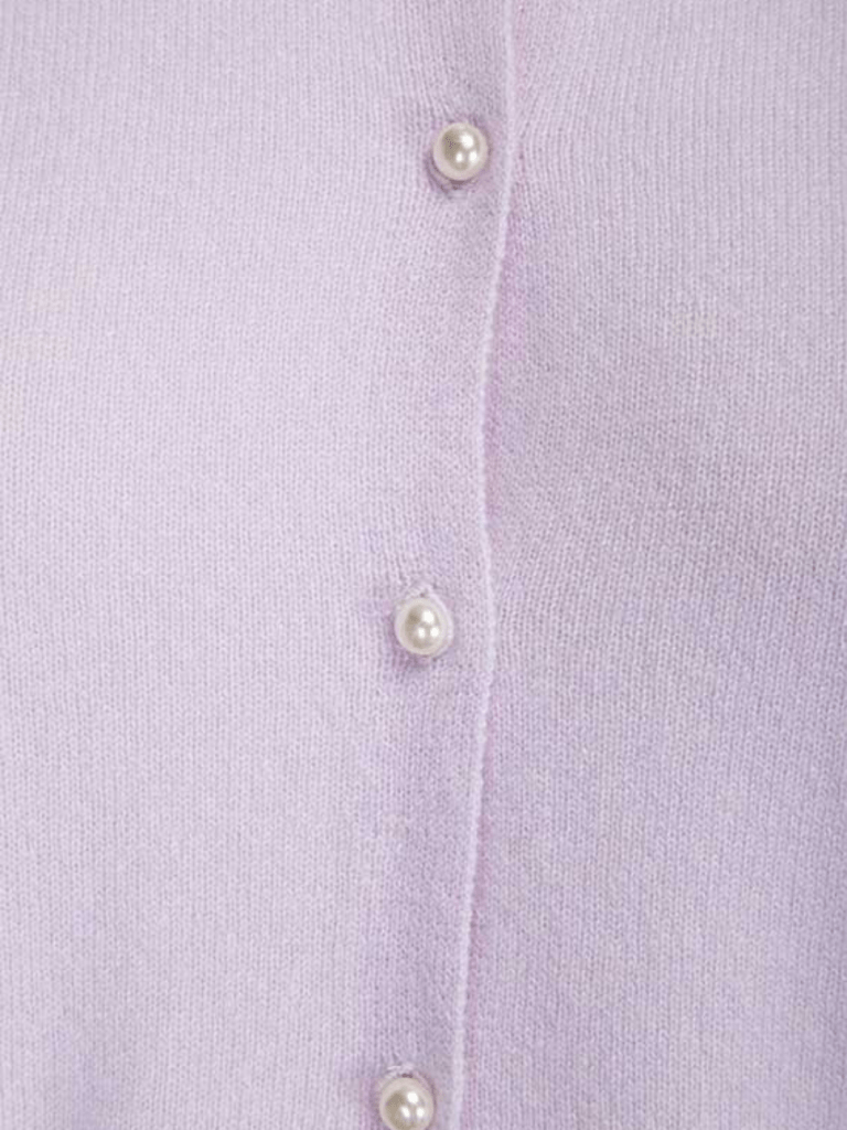 Lyslilla Månestråle Vilja Cashmere Cardigan 0 Månestråle