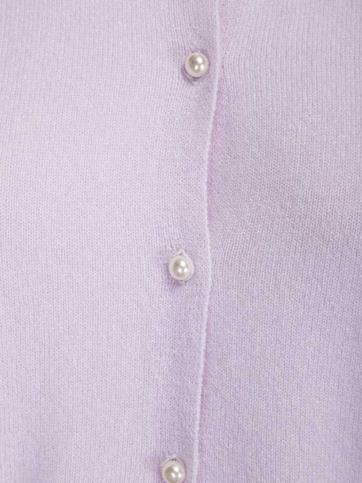 Lyslilla Månestråle Vilja Cashmere Cardigan 0 Månestråle