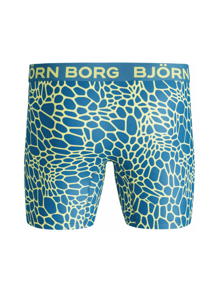Mønstret Petrolfarvet Björn Borg Performance Boxershorts XS Björn Borg