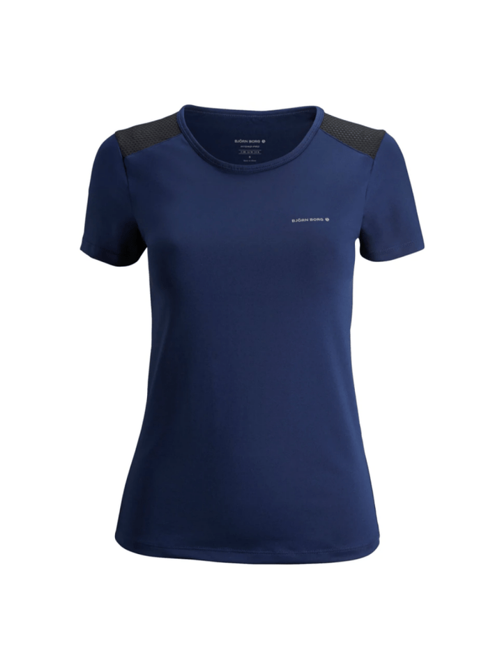 Mørkeblå Björn Borg Performance Page T-Shirt XS Björn Borg