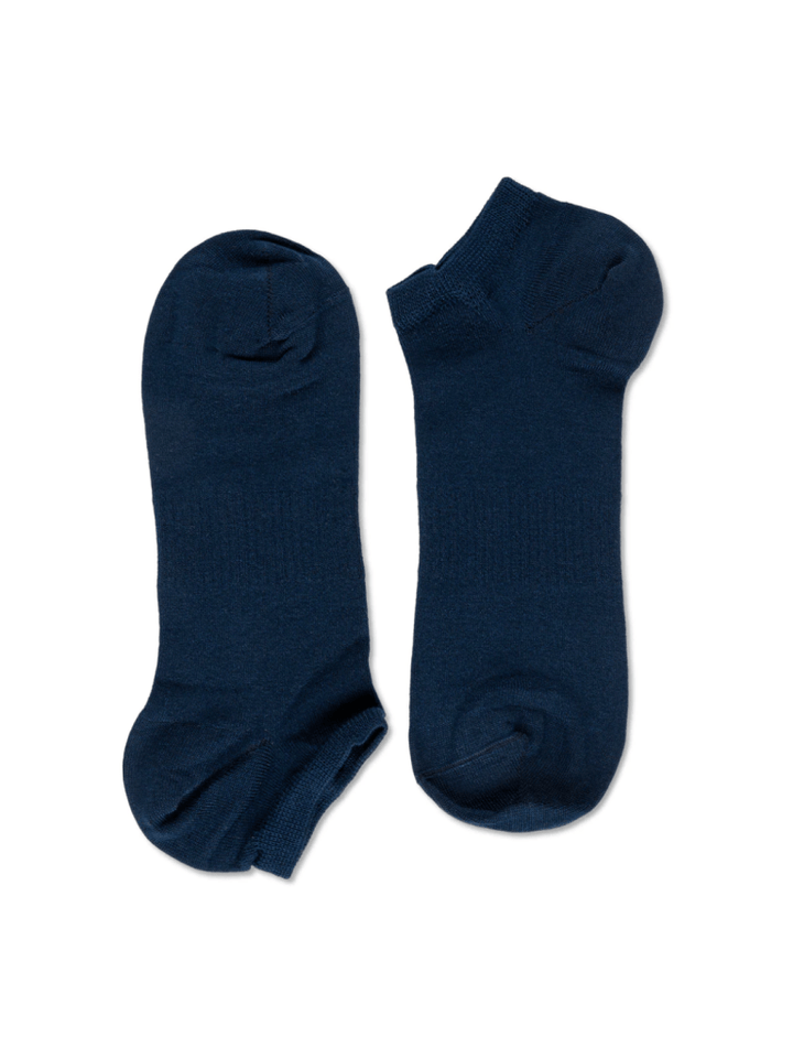 Mørkeblå Herre Note Bambus Sneaker Sok 41 - 45 Note