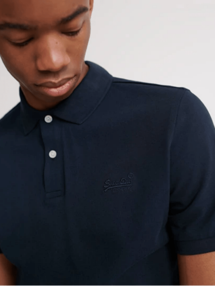 Mørkeblå Klassisk Superdry Herre Pique Polo S Superdry