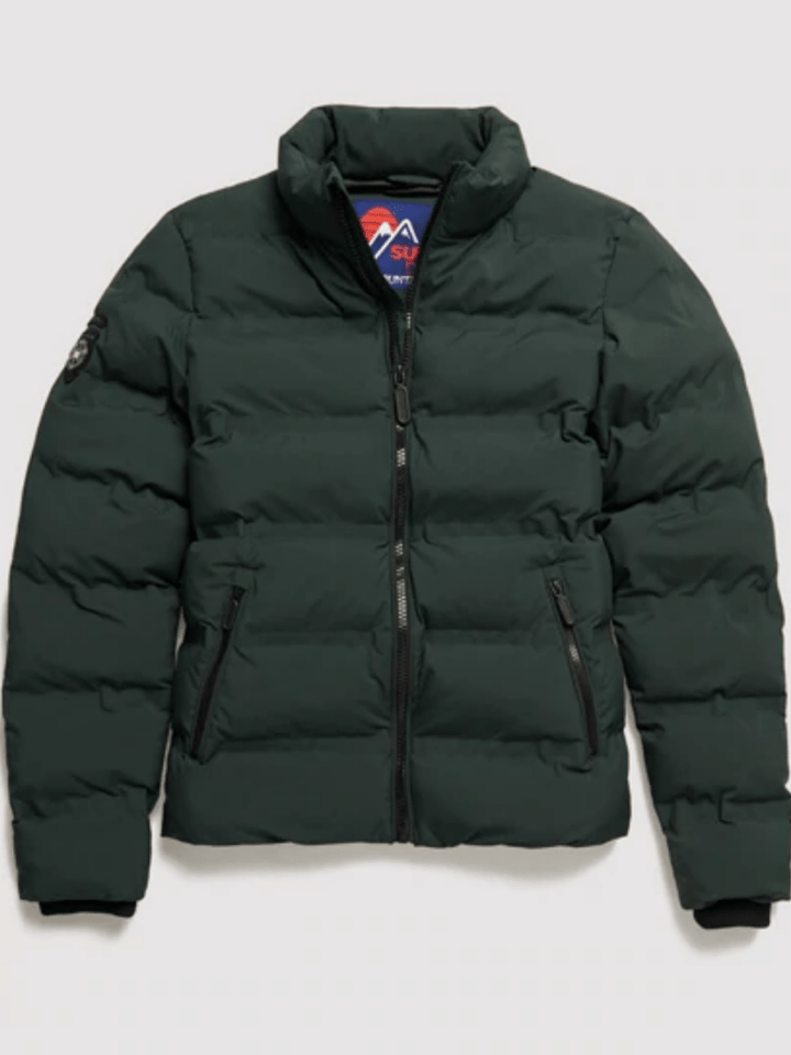 Mørkegrøn Superdry Puffer jakke S Superdry