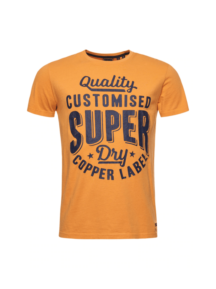 Orange Superdry Workwear Graphic T-Shirt S Superdry
