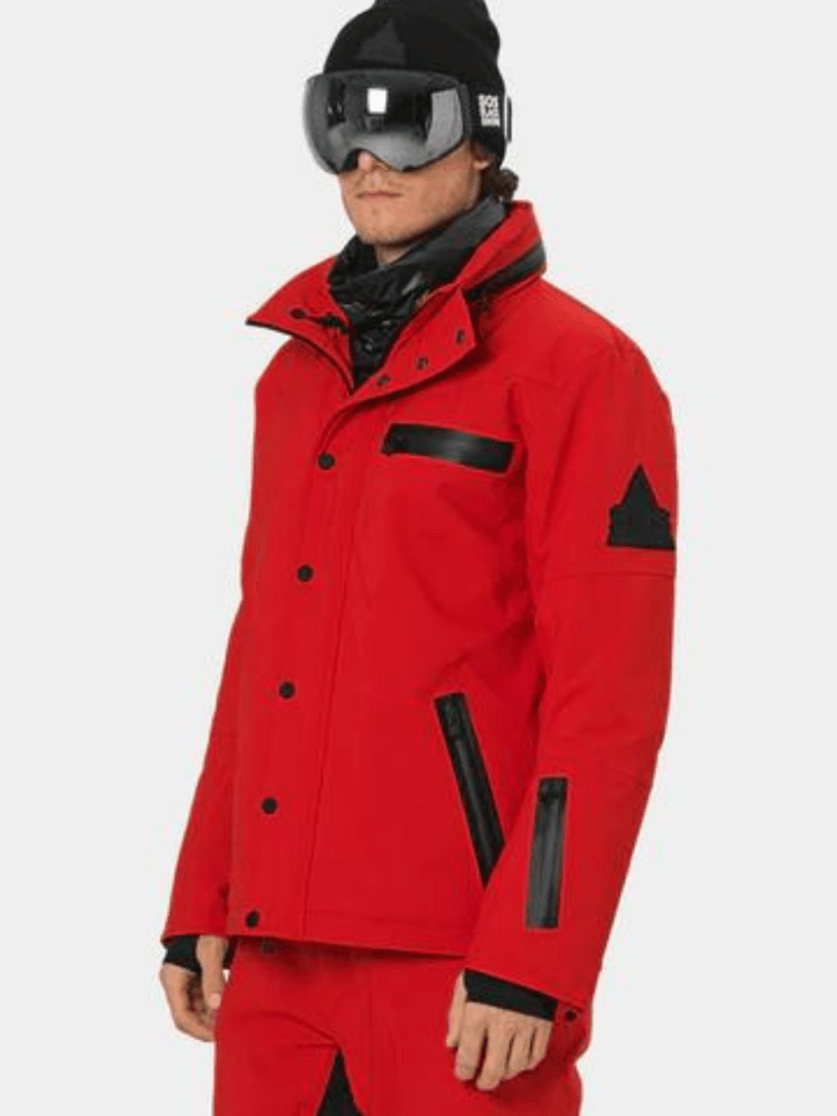 Rød SOS Mens Cooper Jacket 50 SOS Black Snow