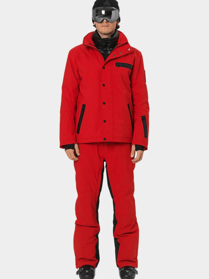 Rød SOS Mens Cooper Jacket 50 SOS Black Snow