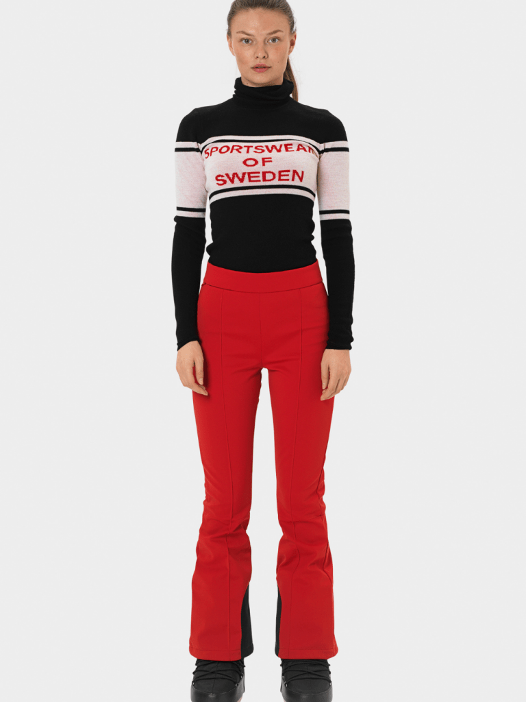 Rød SOS Womens Andrea Ski Pants 36 SOS Black Snow