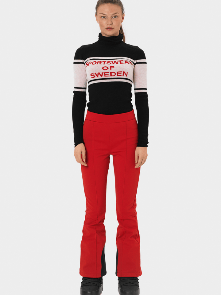 Rød SOS Womens Andrea Ski Pants 36 SOS Black Snow