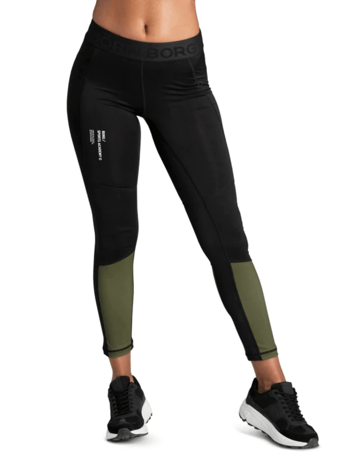 Sort / Army Björn Borg Academy Trænings Tights 36 Björn Borg