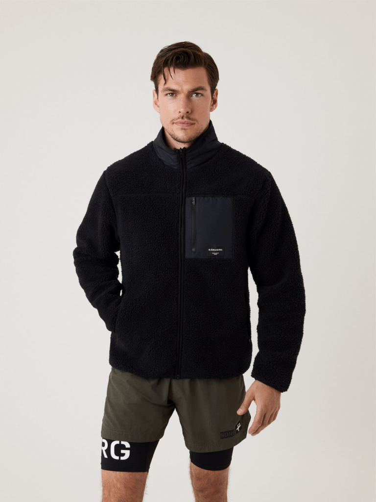 Sort Björn Borg Fleece Jakke M Björn Borg