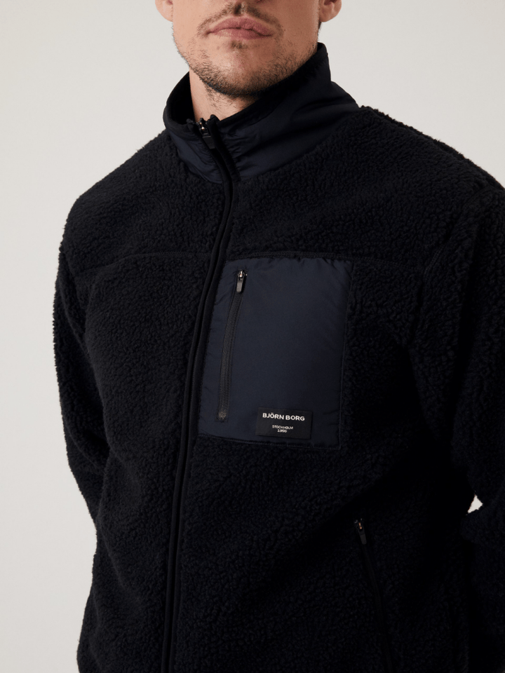 Sort Björn Borg Fleece Jakke M Björn Borg