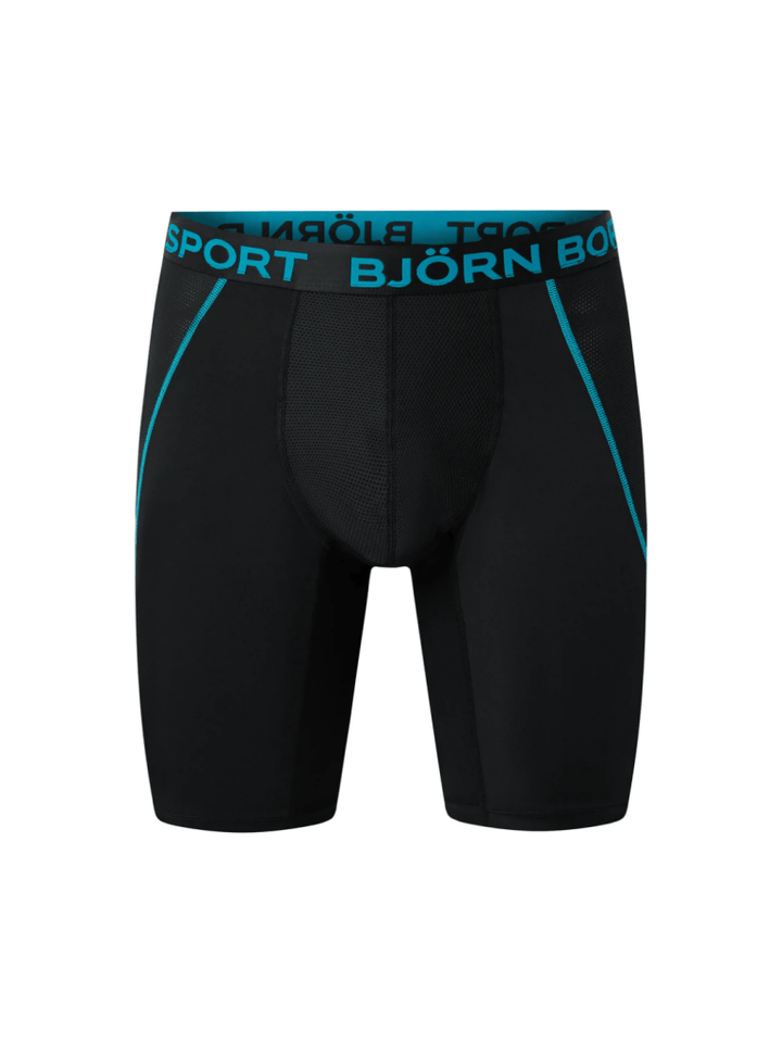 Sort Björn Borg Performance Active solid long shorts XS Björn Borg