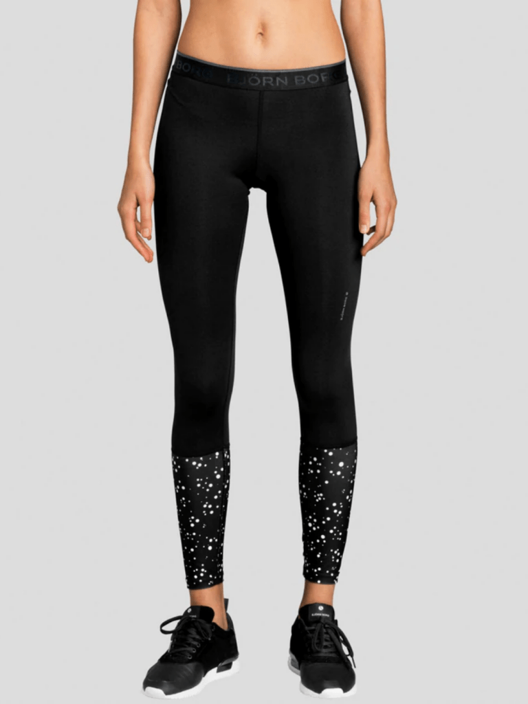 Sort Björn Borg Phoebe Løbe Tights XS Björn Borg