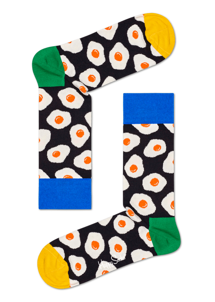 Sort Happy Socks Med Spejlæg Til Ham 41 - 46 Happy Socks