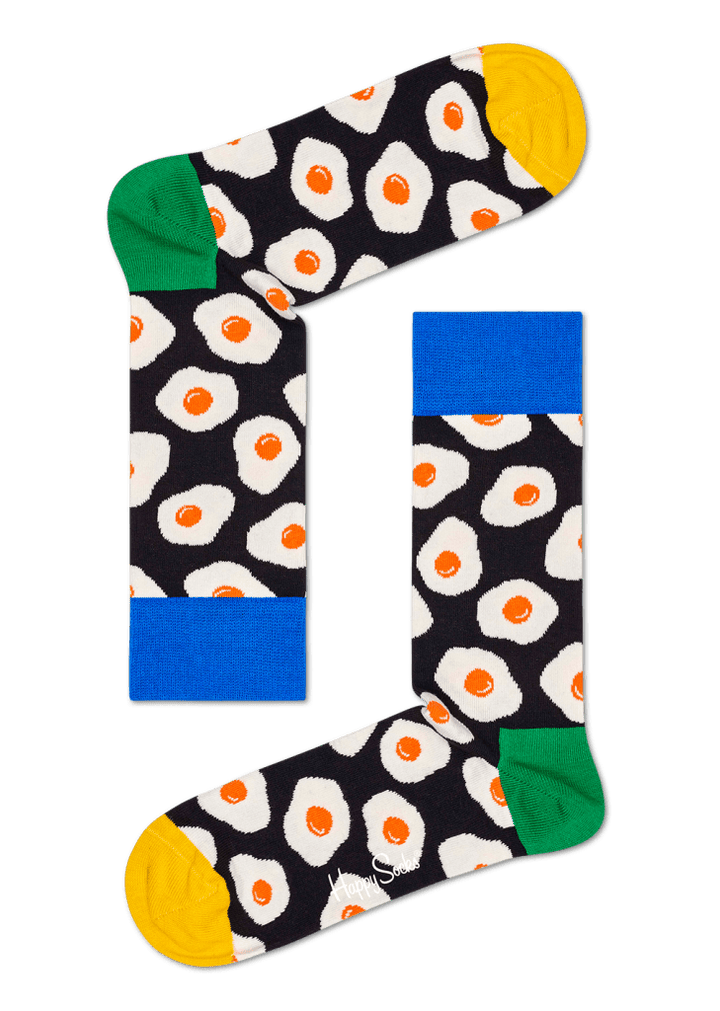 Sort Happy Socks Med Spejlæg Til Ham 41 - 46 Happy Socks