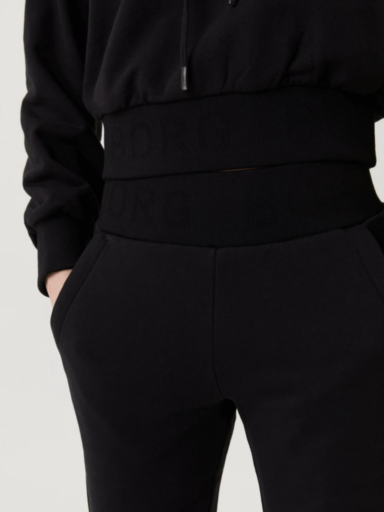 Sort Højtaljet Björn Borg Sweat Pants S Björn Borg