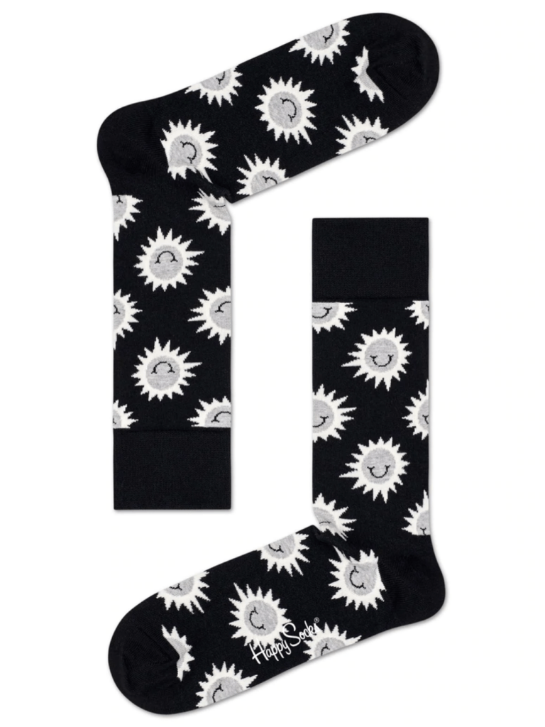 Sort & Hvid Happy Socks Gaveæske Til Ham 41 - 46 Happy Socks