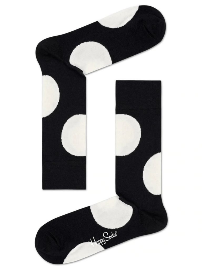 Sort & Hvid Happy Socks Gaveæske Til Ham 41 - 46 Happy Socks
