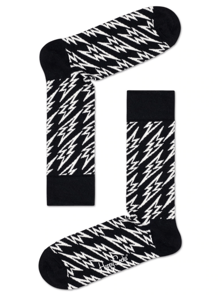 Sort & Hvid Happy Socks Gaveæske Til Ham 41 - 46 Happy Socks