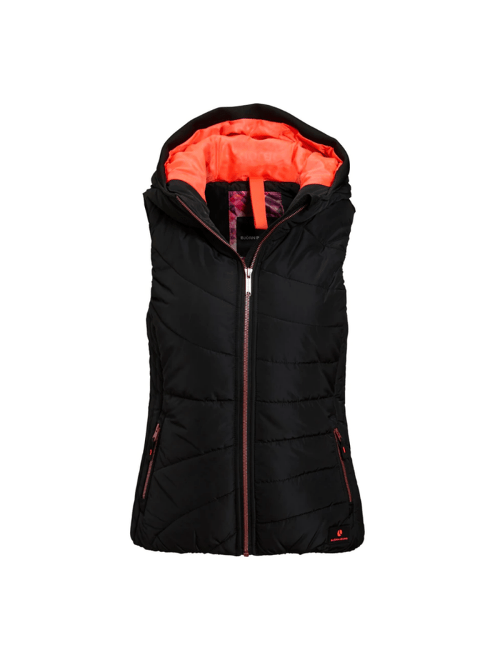 Sort Kviltet Björn Borg Jade Vest XS Björn Borg
