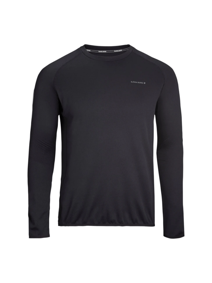 Sort Langærmet Björn Borg Performance T-shirt S Björn Borg