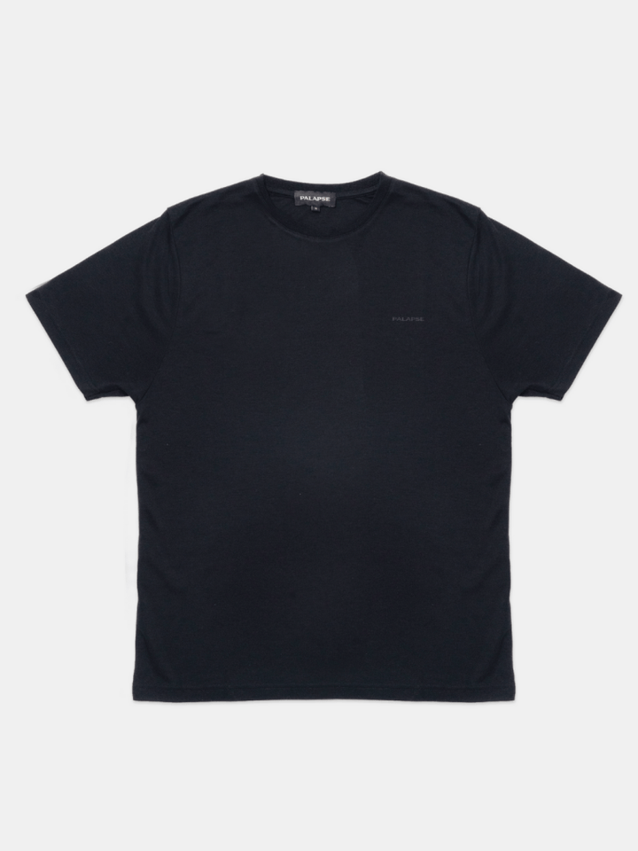 Sort Palapse Lyocell Herre T-Shirt XS Palapse