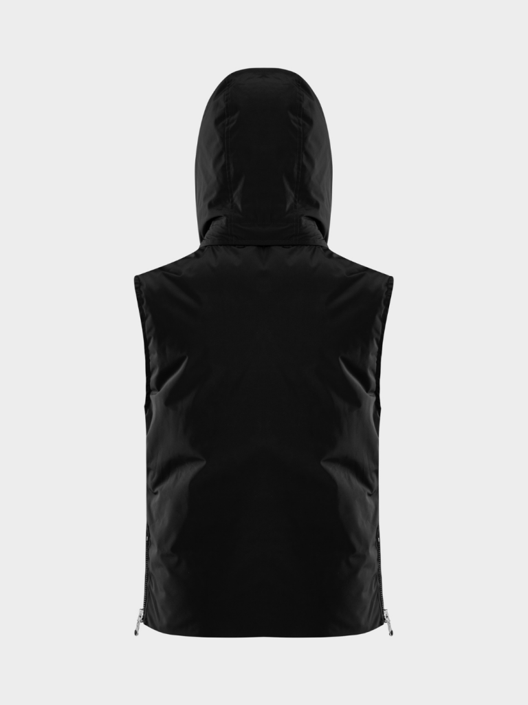 Sort SOS Womens Zig Down Ski Vest 34 SOS Black Snow