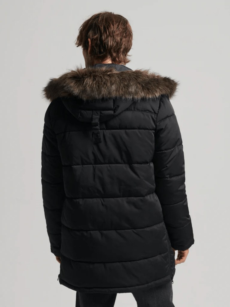Sort Superdry Herre Parka Vinterjakke M Superdry