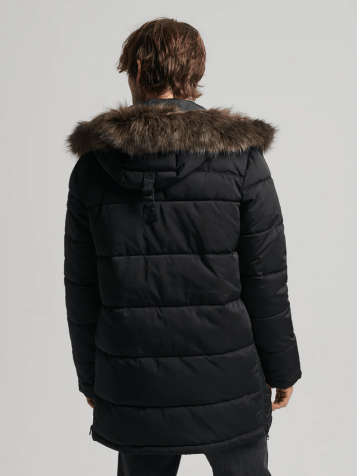 Sort Superdry Herre Parka Vinterjakke M Superdry