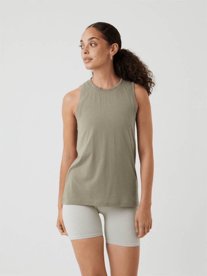 Støvet Grøn Björn Borg Loose Tank Top S Björn Borg