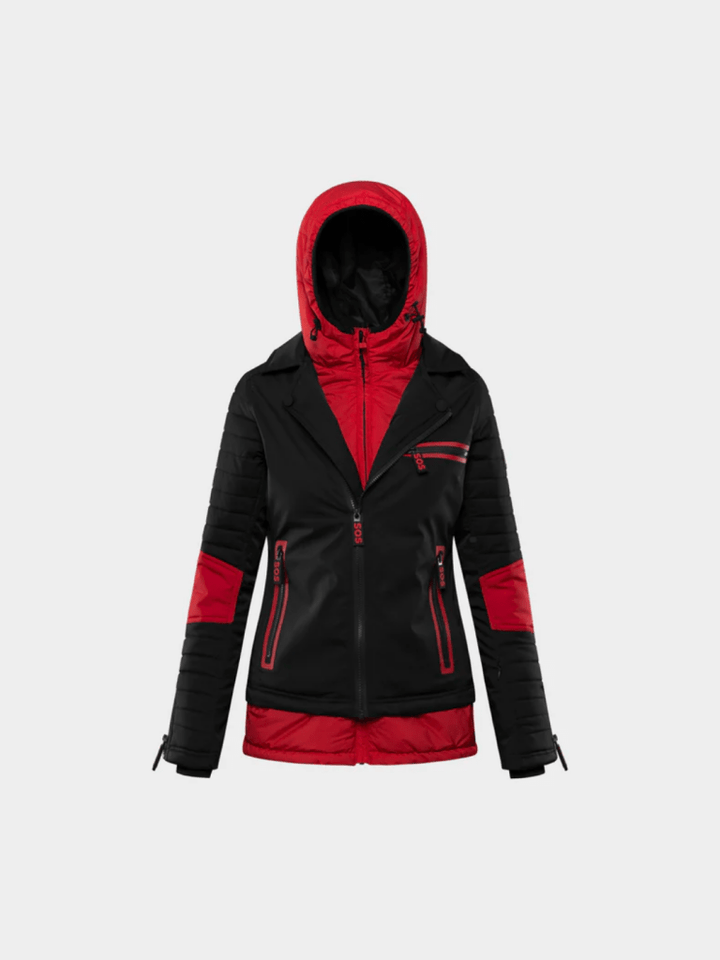 Womens Driss Ski Jacket 34 SOS Black Snow