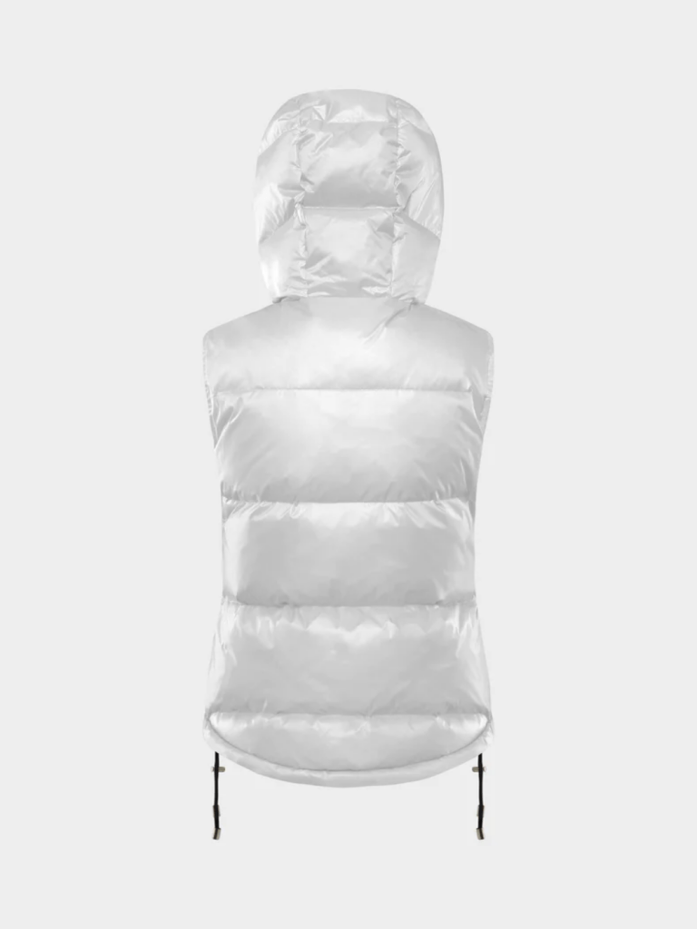 Womens Rose Down Ski Vest 34 SOS Black Snow